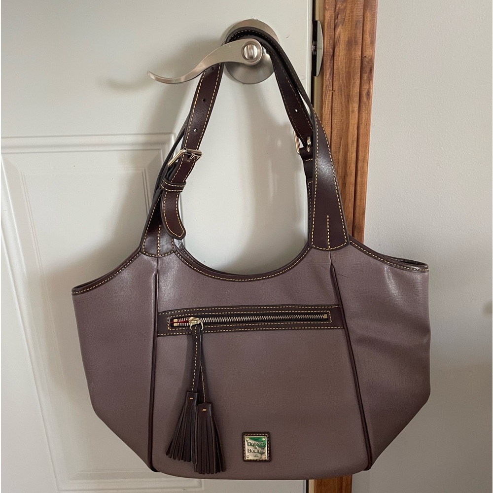 Dooney & Bourke Maddie Saffiano leather Elephant color purse